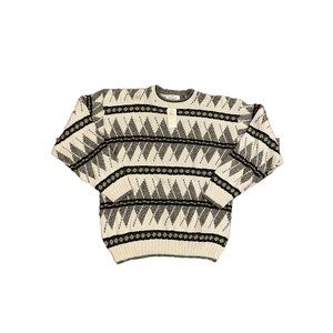 Vintage Rare Bill Blass Christmas Grandpa Sweatshirt Crewneck NWT XL